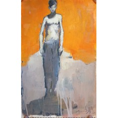 Arsalan Naqvi, 14 x 21 Inch, Acrylic on Paper, Figurative Painting, AC-ARN-196